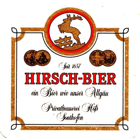 sonthofen oa-by hirsch quad 1a (180-hirsch bier)